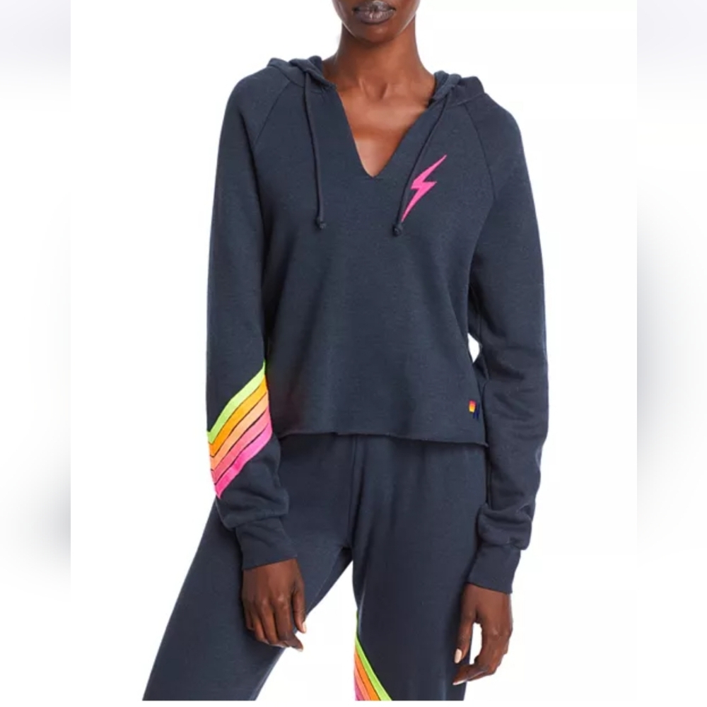 Aviator Nation Crop Hoodie